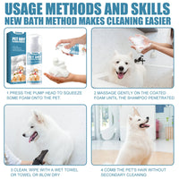 Pet Dry Shampoo Mousse 