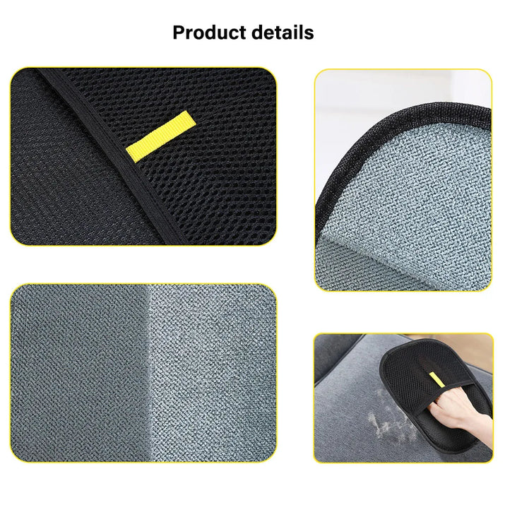 Pet Hair Removal Tool Reusable Static Removal Gloves, Double-Sided Grooming Gloves for Pets, Removes Pet Fur Hair for Carpets